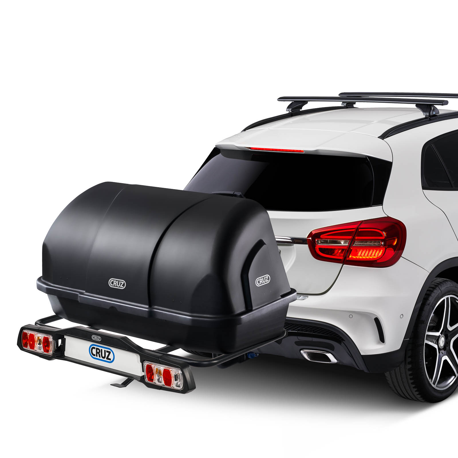 Coffre sur attelage CRUZ Apex 400 1 Coffre sur attelage CRUZ Apex 400
