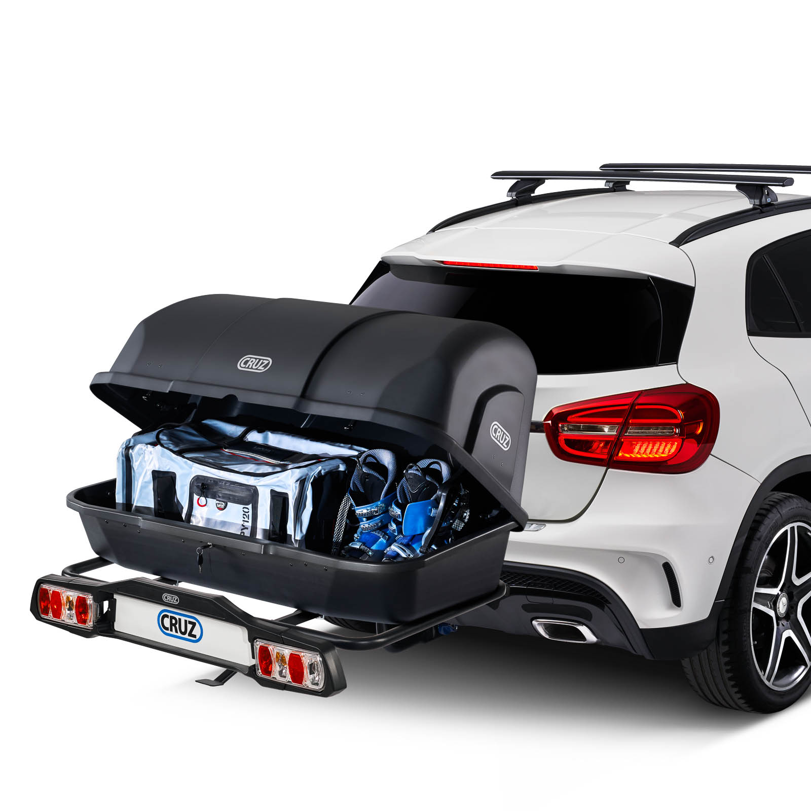 Coffre sur attelage CRUZ Apex 400 2 Coffre sur attelage CRUZ Apex 400 – Image 2