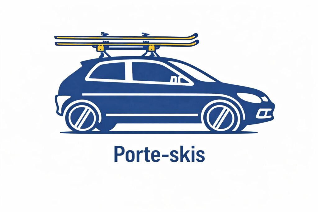 porte skis